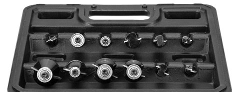 Frezy widiowe, trzpień 8 mm, zestaw 12 szt. Frezy widiowe, trzpień 8 mm, zestaw 12 szt.