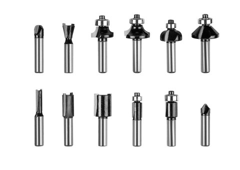 Frezy widiowe, trzpień 8 mm, zestaw 12 szt. Frezy widiowe, trzpień 8 mm, zestaw 12 szt.