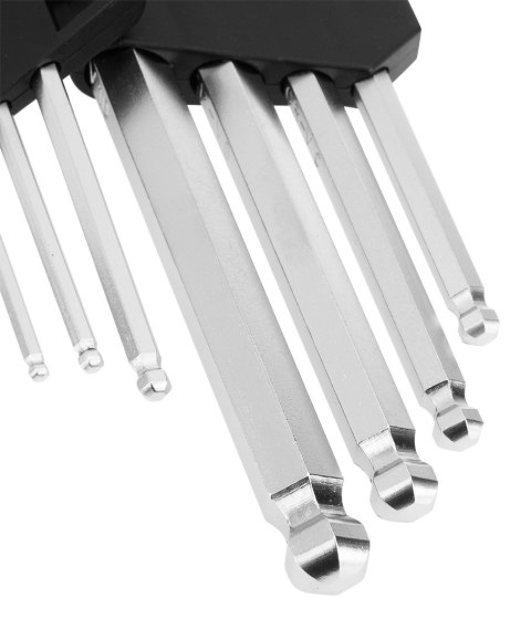 Klucze sześciokątne 1.5-10 mm, zestaw 9 szt. Klucze sześciokątne 1.5-10 mm, zestaw 9 szt.