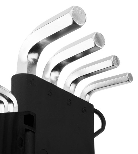 Klucze sześciokątne 1.5-10 mm, zestaw 9 szt. Klucze sześciokątne 1.5-10 mm, zestaw 9 szt.