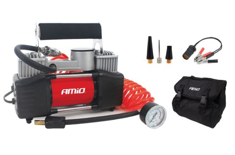 Kompresor samochodowy acomp-4 metalowy 12v dwutłokowy amio-01136 Kompresor samochodowy acomp-4 metalowy 12v dwutłokowy amio-01136