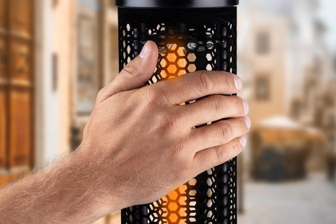 Promiennik stojący 1000W, IP44, element grzejny carbon fiber lamp Promiennik stojący 1000W, IP44, element grzejny carbon fiber lamp