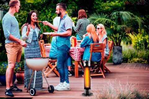 Promiennik stojący 1000W, IP44, element grzejny carbon fiber lamp Promiennik stojący 1000W, IP44, element grzejny carbon fiber lamp