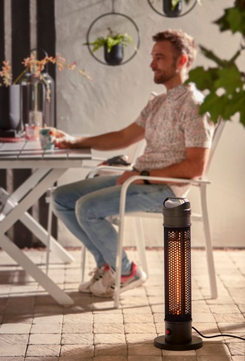 Promiennik stojący 1000W, IP44, element grzejny carbon fiber lamp Promiennik stojący 1000W, IP44, element grzejny carbon fiber lamp