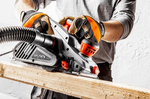 Strug elektryczny 1300W, głębokość strugania 3.5 mm, szerokość strugania 110 mm Strug elektryczny 1300W, głębokość strugania 3.5 mm, szerokość strugania 110 mm