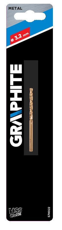 Wiertło do metalu HSS-Co, 3.2 mm