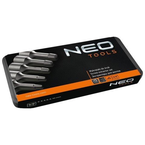 Wykrętaki do śrub, zestaw 6 szt. Wykrętaki do śrub, zestaw 6 szt.