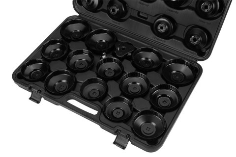 Klucze nasadowe do filtrów oleju - zestaw 30 szt. Klucze nasadowe do filtrów oleju - zestaw 30 szt.