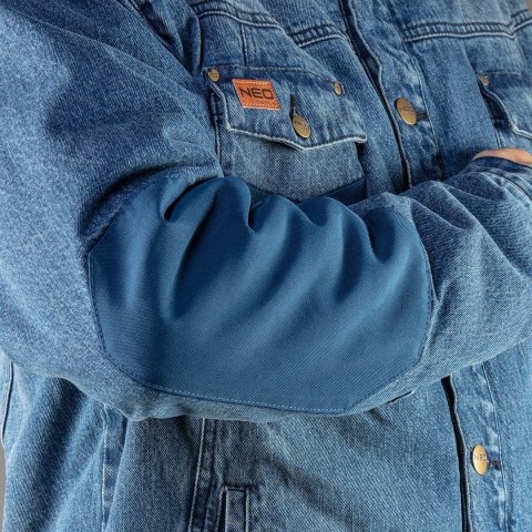 Kurtka jeansowa ocieplana DENIM, rozmiar XXXL Kurtka jeansowa ocieplana DENIM, rozmiar XXXL