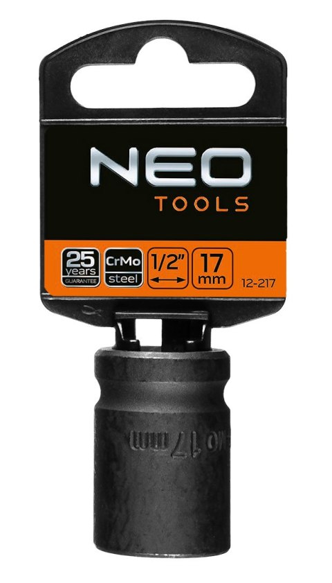 Nasadka udarowa 1/2", 17 x 38 mm, CrMo