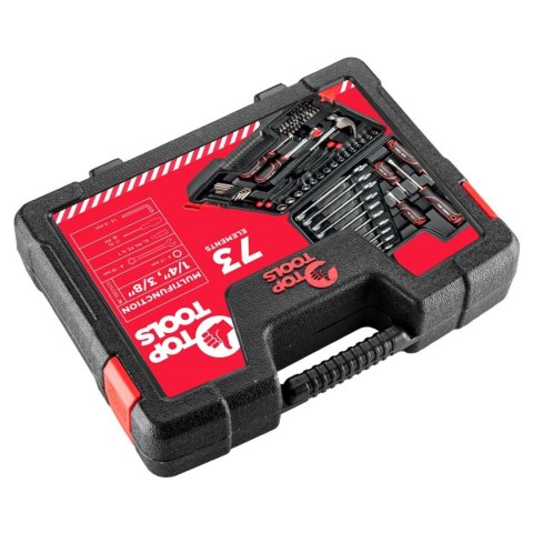 Zestaw narzędziowy 1/4", 3/8" 73 szt. Zestaw narzędziowy 1/4", 3/8" 73 szt.