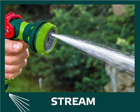 Zestaw z pistoletem zraszającym, złączkami, przyłączem do kranu 1/2" Zestaw z pistoletem zraszającym, złączkami, przyłączem do kranu 1/2"