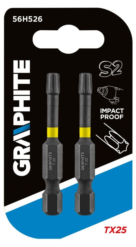 Bity udarowe TX25 x 50 mm, 2 szt.