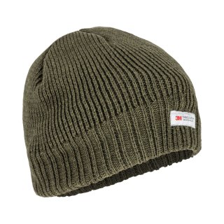 Czapka akrylowa z ociepliną thinsulate zielona melange,lahti