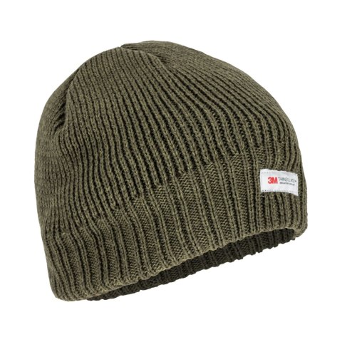 Czapka akrylowa z ociepliną thinsulate zielona melange,lahti
