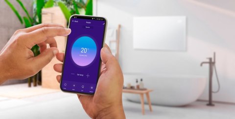 Grzejnik konwektorowy elektryczny 1000W, IP24, WIFI Grzejnik konwektorowy elektryczny 1000W, IP24, WIFI