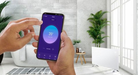 Grzejnik konwektorowy elektryczny 1000W, IP24, WIFI Grzejnik konwektorowy elektryczny 1000W, IP24, WIFI