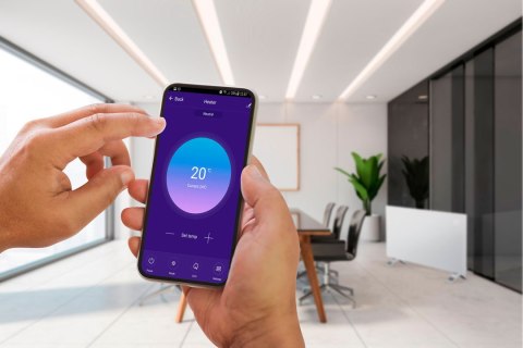 Grzejnik konwektorowy elektryczny 1000W, IP24, WIFI Grzejnik konwektorowy elektryczny 1000W, IP24, WIFI