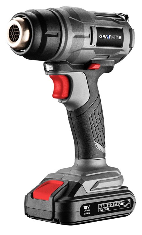 Opalarka akumulatorowa 18V Energy+, Li-Ion, zakres temperatur 550°C, bez akumulatora Opalarka akumulatorowa 18V Energy+, Li-Ion, zakres temperatur 550°C, bez akumulatora