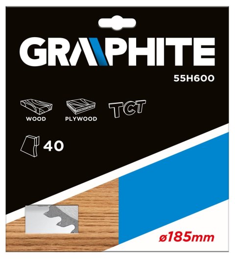Tarcza do pilarki, widiowa, 185 x 30 mm, 40 zębów Tarcza do pilarki, widiowa, 185 x 30 mm, 40 zębów