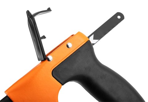 Piła do metalu heavy duty 300 mm z pojemnikiem na brzeszczoty, aluminium, dwukomponentowy uchwyt Piła do metalu heavy duty 300 mm z pojemnikiem na brzeszczoty, aluminium, dwukomponentowy uchwyt