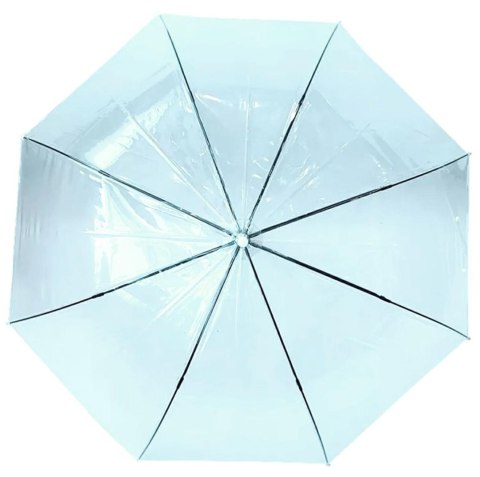 BQ13B Parasol przezroczysty niebieski
