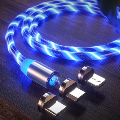 KK21S Magnetyczny kabel 3 w 1 led