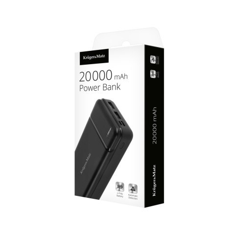 PowerBank Kruger&Matz 20000 mAh Li-pol PowerBank Kruger&Matz 20000 mAh Li-pol