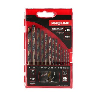 Wiertła do metalu hss din338 szlif.kr.szt.13(2-8mm) proline