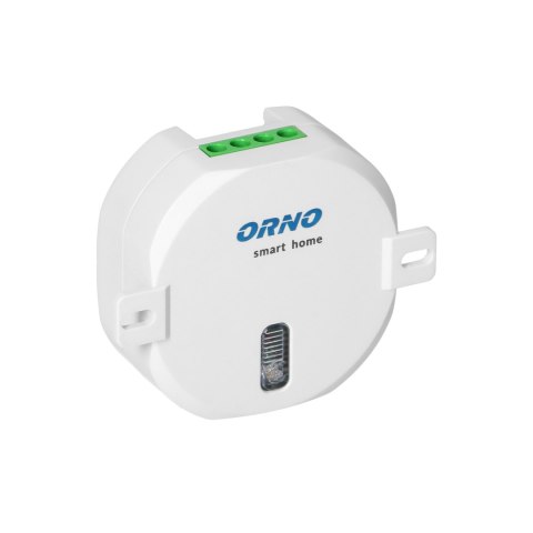 Przekaźnik podtynkowy (dopuszkowy) ORNO Smart Home sterowany bezprzewodowo, z odbiornikiem radiowym, obciążenie 1000W