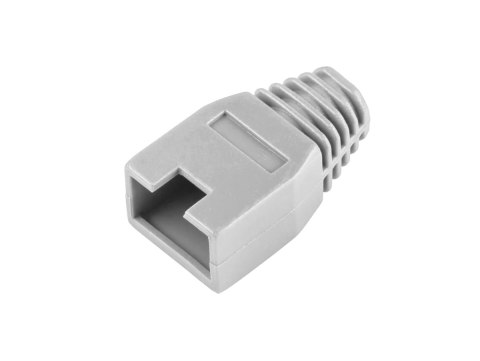 Oslona gumowa wtyku 8p8c RJ45 szara Oslona gumowa wtyku 8p8c RJ45 szara