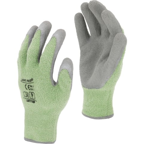 Rękawice ociep. ziel.-szare l251707p, karta, "7", ce, lahti