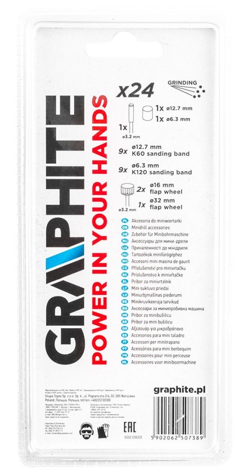 Akcesoria do miniszlifierki, taśmy szlifierskie, ściernice listkowe, zestaw 24 szt. Akcesoria do miniszlifierki, taśmy szlifierskie, ściernice listkowe, zestaw 24 szt.