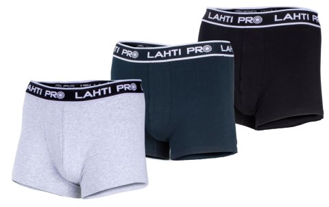 Bokserki męskie czarne, szare, granat., 3 pary, "3xl", lahti Bokserki męskie czarne, szare, granat., 3 pary, "3xl", lahti