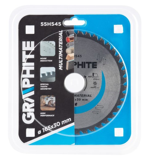 Tarcza do pilarki, widiowa, 165 x 30 mm, 40 zębów, uniwersalna Tarcza do pilarki, widiowa, 165 x 30 mm, 40 zębów, uniwersalna