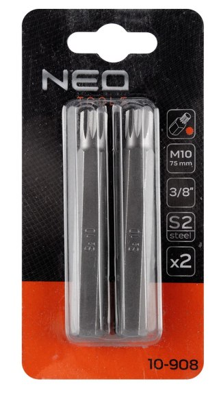 Końcówka Spline M10 x 75 mm, S2, 2 szt.