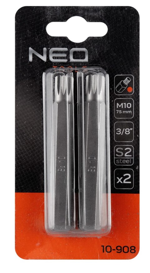 Końcówka Spline M10 x 75 mm, S2, 2 szt.