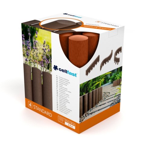Palisada ogrodowa Cellfast Standard 4 ceglasta