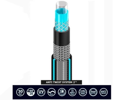 Wąż ogrodowy Cellfast Hobby ATS2 1/2" 25m