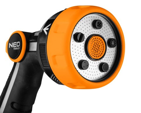 Zraszacz wielofunkcyjny, 5 funkcji, z płynną regulacją, metalowa tarcza Zraszacz wielofunkcyjny, 5 funkcji, z płynną regulacją, metalowa tarcza