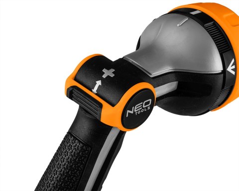 Zraszacz wielofunkcyjny, 5 funkcji, z płynną regulacją, metalowa tarcza Zraszacz wielofunkcyjny, 5 funkcji, z płynną regulacją, metalowa tarcza