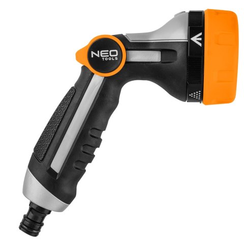 Zraszacz wielofunkcyjny, 5 funkcji, z płynną regulacją, metalowa tarcza Zraszacz wielofunkcyjny, 5 funkcji, z płynną regulacją, metalowa tarcza