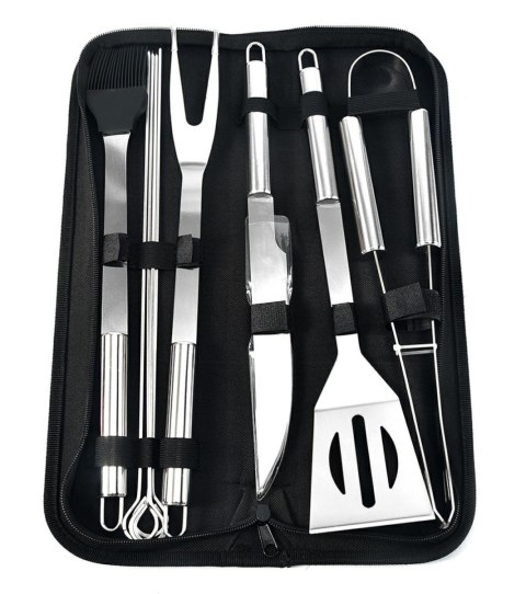AG666G Zestaw do grilla 10szt etui