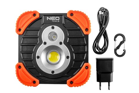 Naświetlacz akumulatorowy 750+250 lm COB Naświetlacz akumulatorowy 750+250 lm COB
