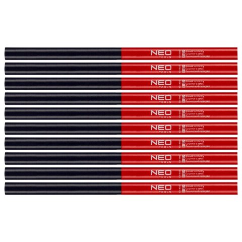 Ołówek techniczny czerwono-niebieski 12 sztuk