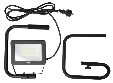 Reflektor 50W SMD LED 4250 lm 230V przenośny Reflektor 50W SMD LED 4250 lm 230V przenośny