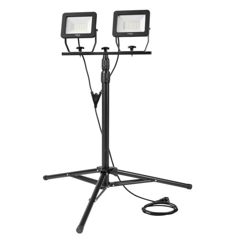 Reflektor podwójny 2x50W SMD LED 8500lm 230V na statywie 1.8m Reflektor podwójny 2x50W SMD LED 8500lm 230V na statywie 1.8m