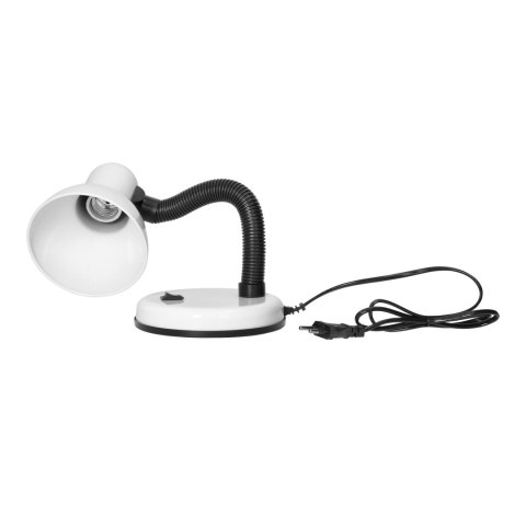 FUPI, lampa biurkowa, 40W, E27, stal + tworzywo, biała FUPI, lampa biurkowa, 40W, E27, stal + tworzywo, biała