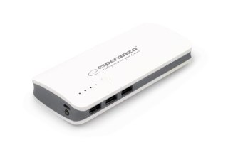 EMP106WE Power Bank 8000mAh Radium biało-szary Esperanza
