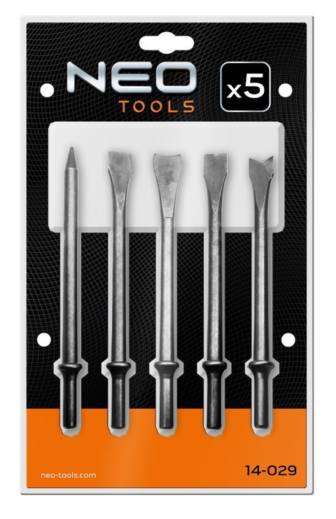 Dłuta do młotka pneumatycznego 5 szt. Dłuta do młotka pneumatycznego 5 szt.